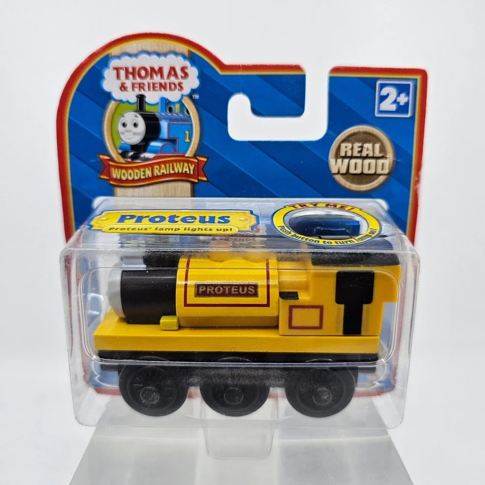 Thomas & Friends PROTEUS Wooden Railway Real Wood tank Engine Learning Curve NEW